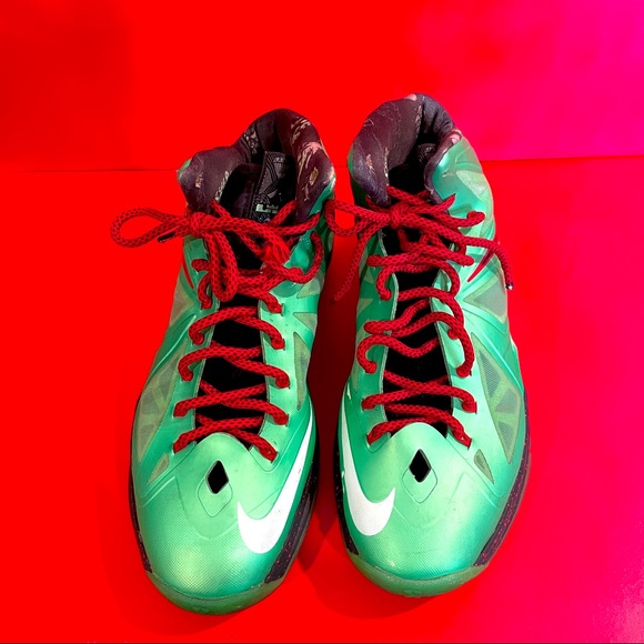 SALE: Nike Lebron 10 X Cutting Jade Men’s Basketball Shoes - Picture 3 of 6